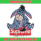 Eeyore Supreme Embroidery design, Eeyore Supreme Embroidery, cartoon design, Embroidery File, Instant download..jpg