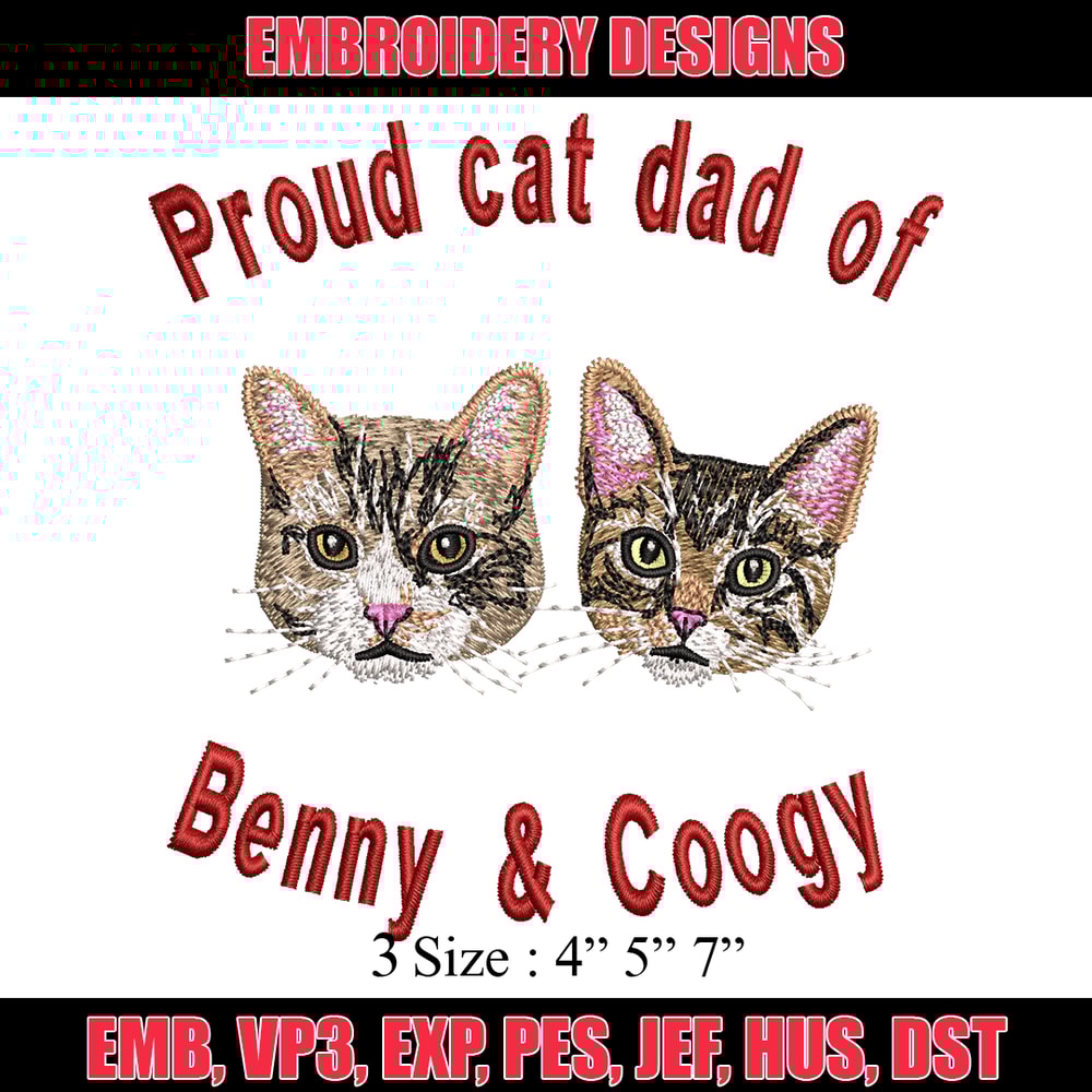 Proud cat dad embroidery design, Proud cat dad embroidery, logo design, embroidery file, logo shirt, Digital download.jpg