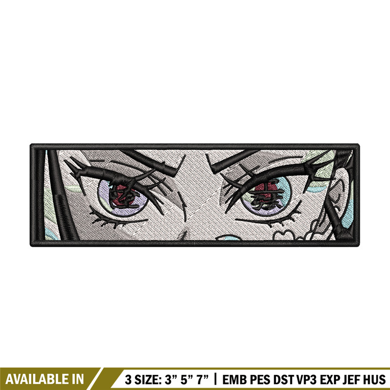 Daki eyes embroidery design, Daki embroidery, Embroidery shirt, Embroidery file, Anime design, Digital download.jpg