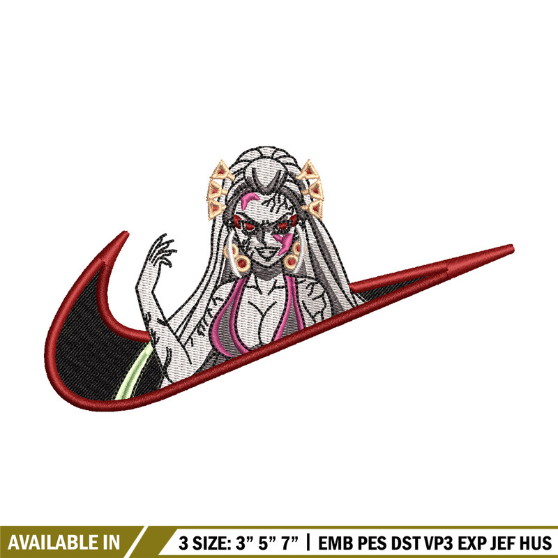 Daki x nike embroidery design, Demon slayer embroidery, Nike design, Embroidery shirt, Embroidery file, Digital download.jpg