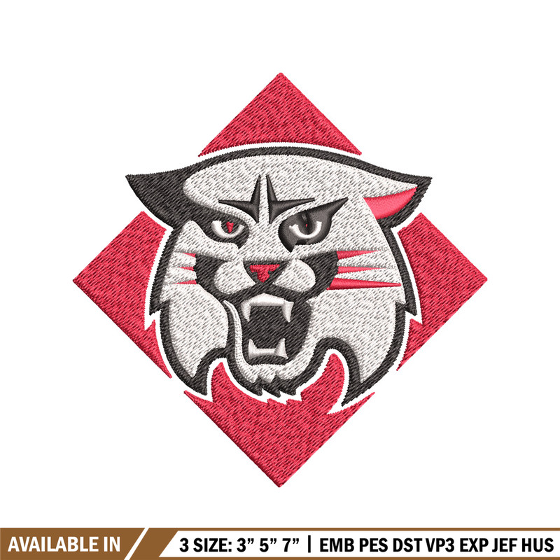 Davidson Wildcats embroidery design, Davidson Wildcats embroidery, logo Sport, Sport embroidery, NCAA embroidery..jpg