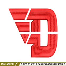 dayton flyers embroidery design, dayton flyers embroidery, logo sport, sport embroidery, ncaa embroidery.
