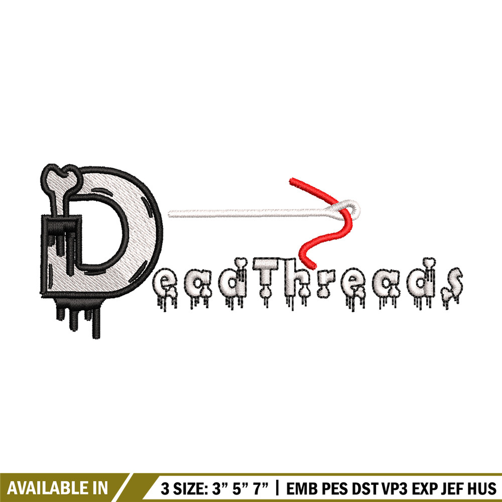 Death logo embroidery design, Death logo embroidery, logo design, Embroidery shirt, logo shirt, Instant download.jpg