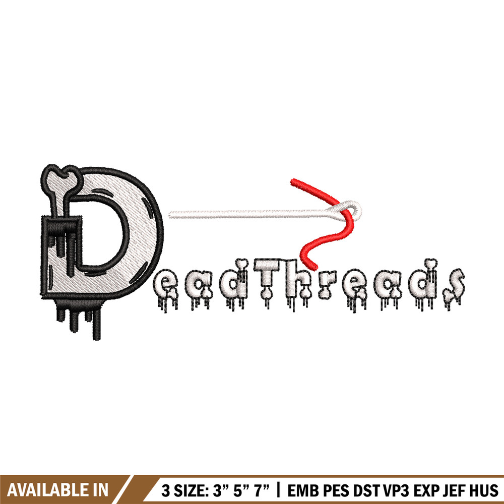 Death logo embroidery design, Death logo embroidery, logo design, Embroidery shirt, logo shirt, Instant download.jpg