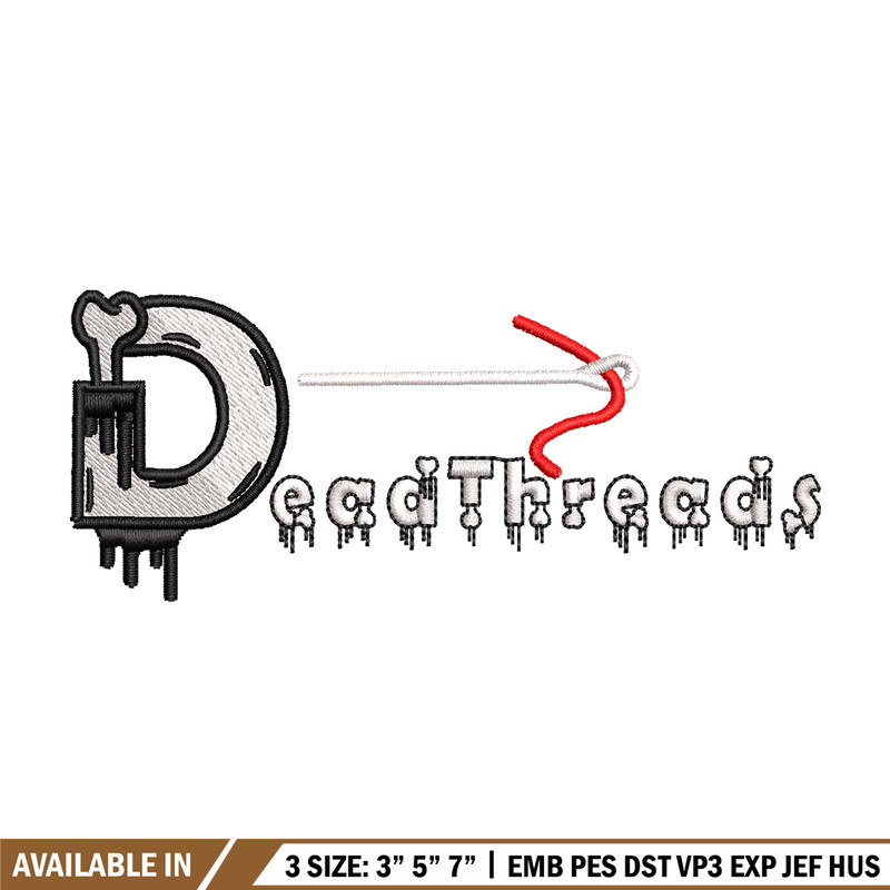 Death logo embroidery design, Death logo embroidery, logo design, Embroidery shirt, logo shirt, Instant download.jpg