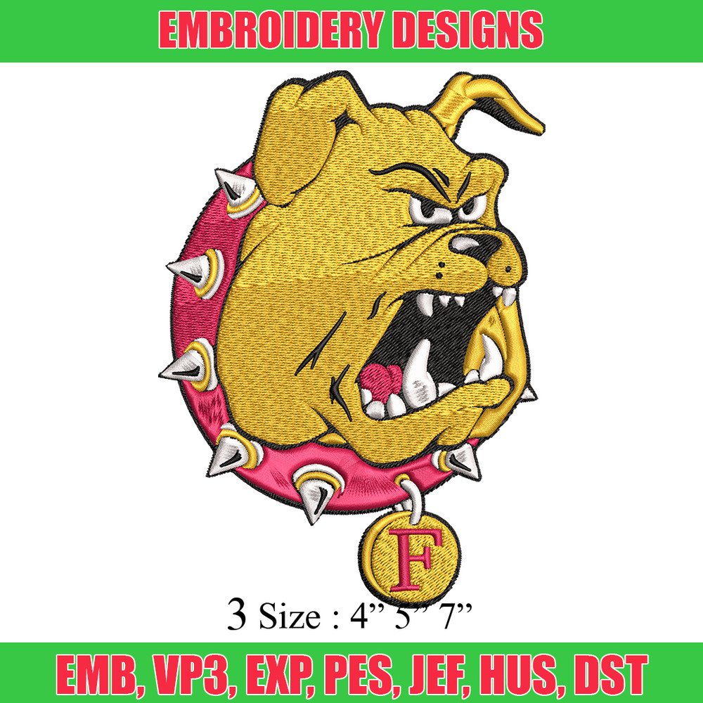 Ferris State Bulldogs  embroidery design, Ferris State Bulldogs  embroidery, logo Sport embroidery, NCAA embroidery..jpg