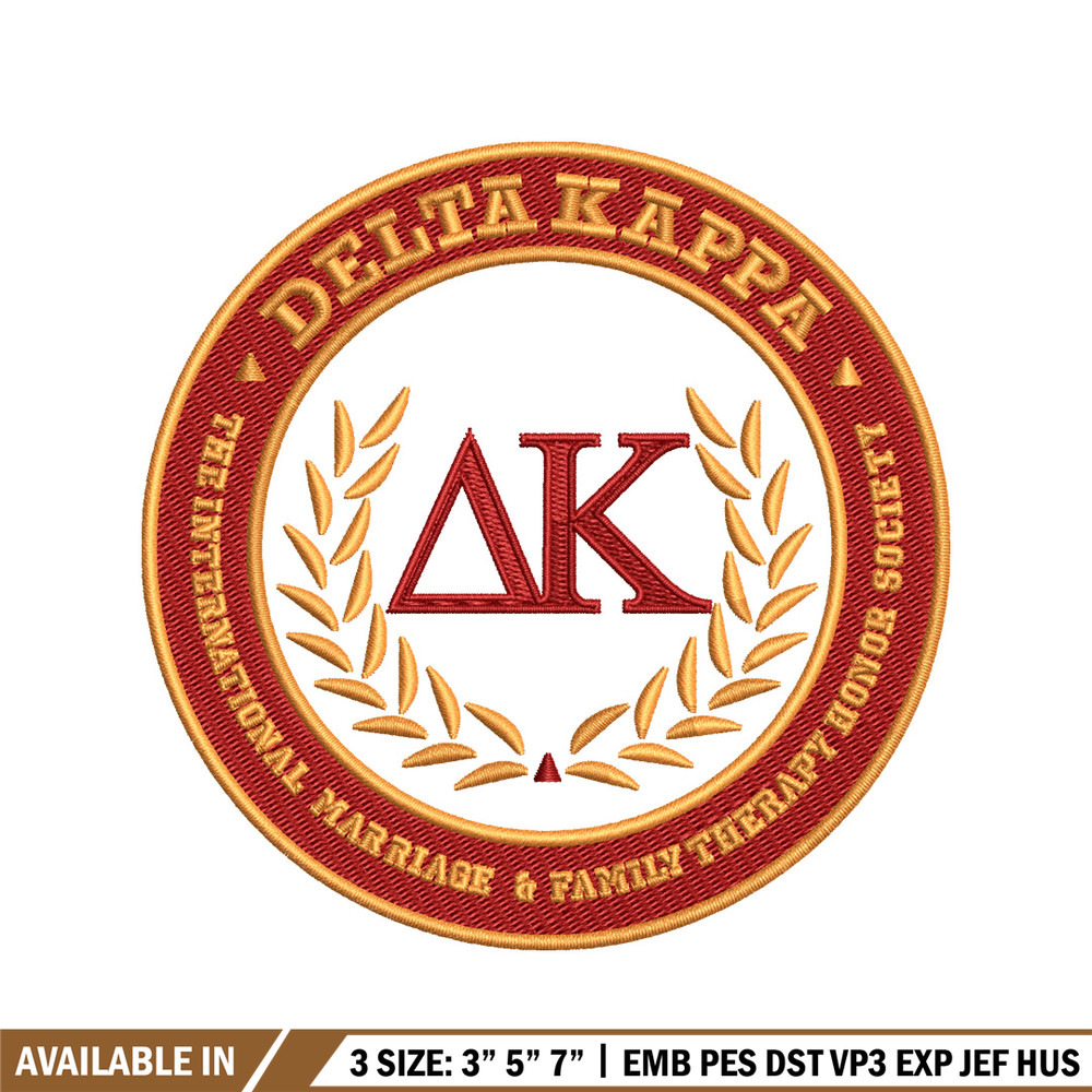 Delta Kappa embroidery design, Delta Kappa Logo embroidery, logo design, embroidery file, logo shirt, Digital download.jpg