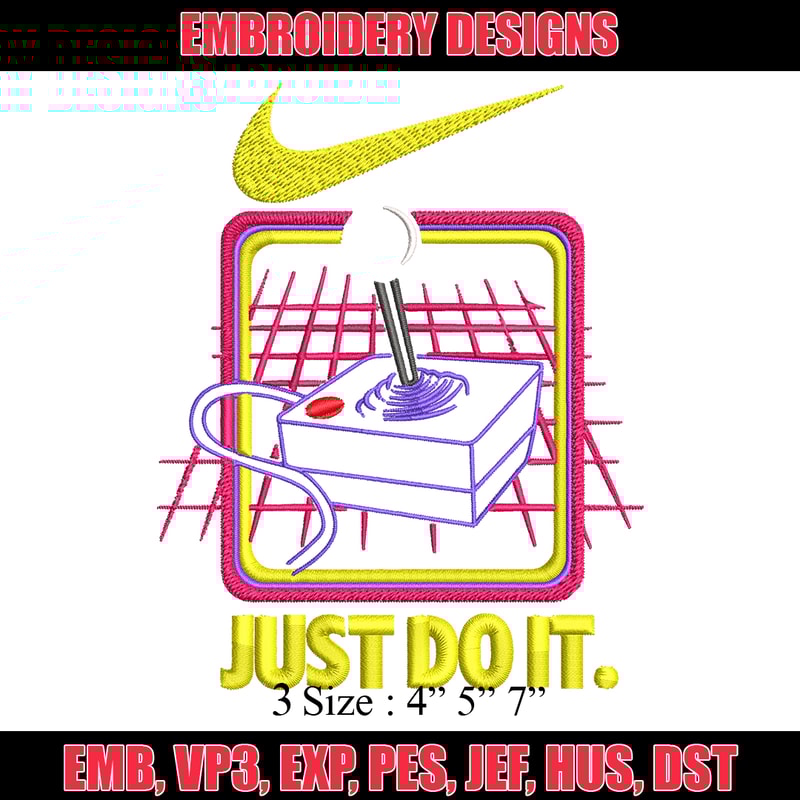 Retro nostalgia game Nike Embroidery design, logo Embroidery, Nike design, Embroidery file, logo shirt, Instant download.jpg