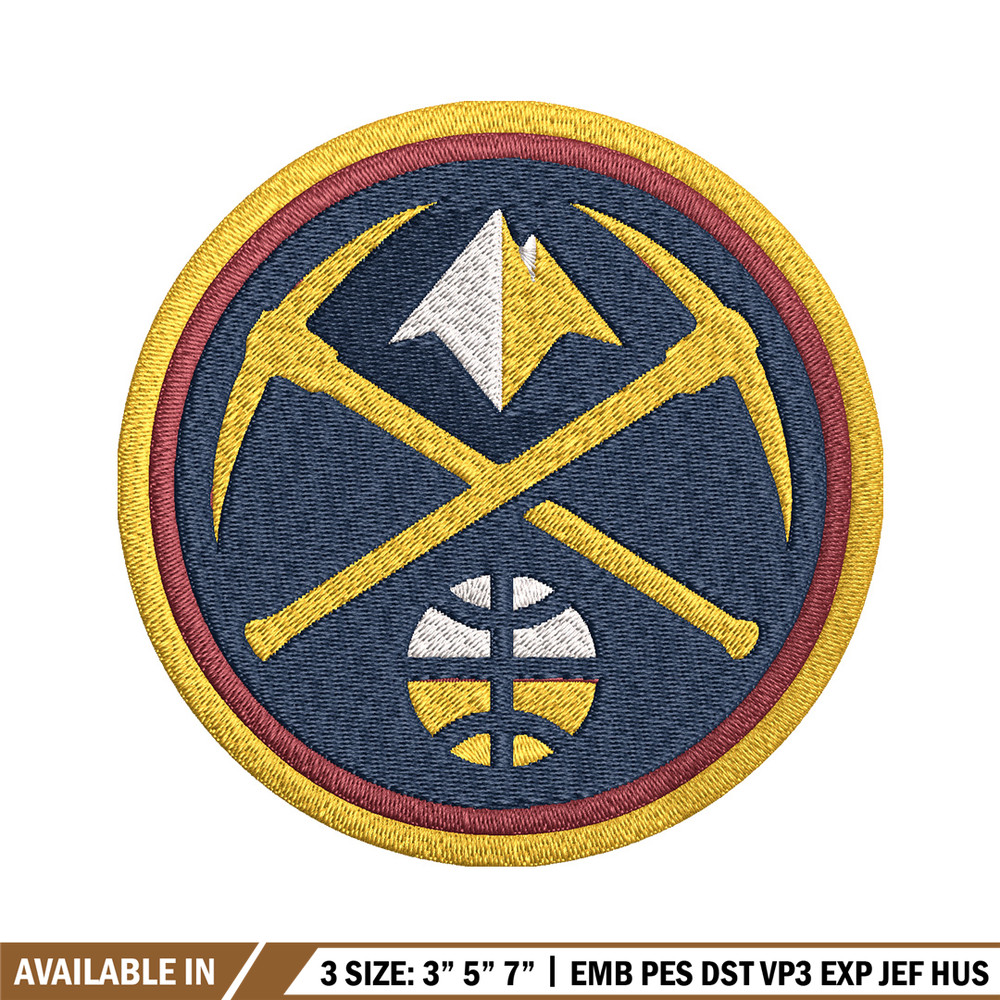 Denver Nuggets logo Embroidery, NBA Embroidery, Sport embroidery, Logo Embroidery, NBA Embroidery design..jpg