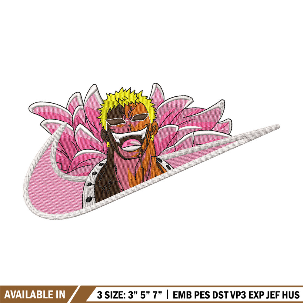 Doffy nike embroidery design, One piece embroidery, Nike design, Embroidery shirt, Embroidery file, Digital download.jpg
