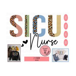sicu nurse • half leopard nursing svg files for cricut • digital download