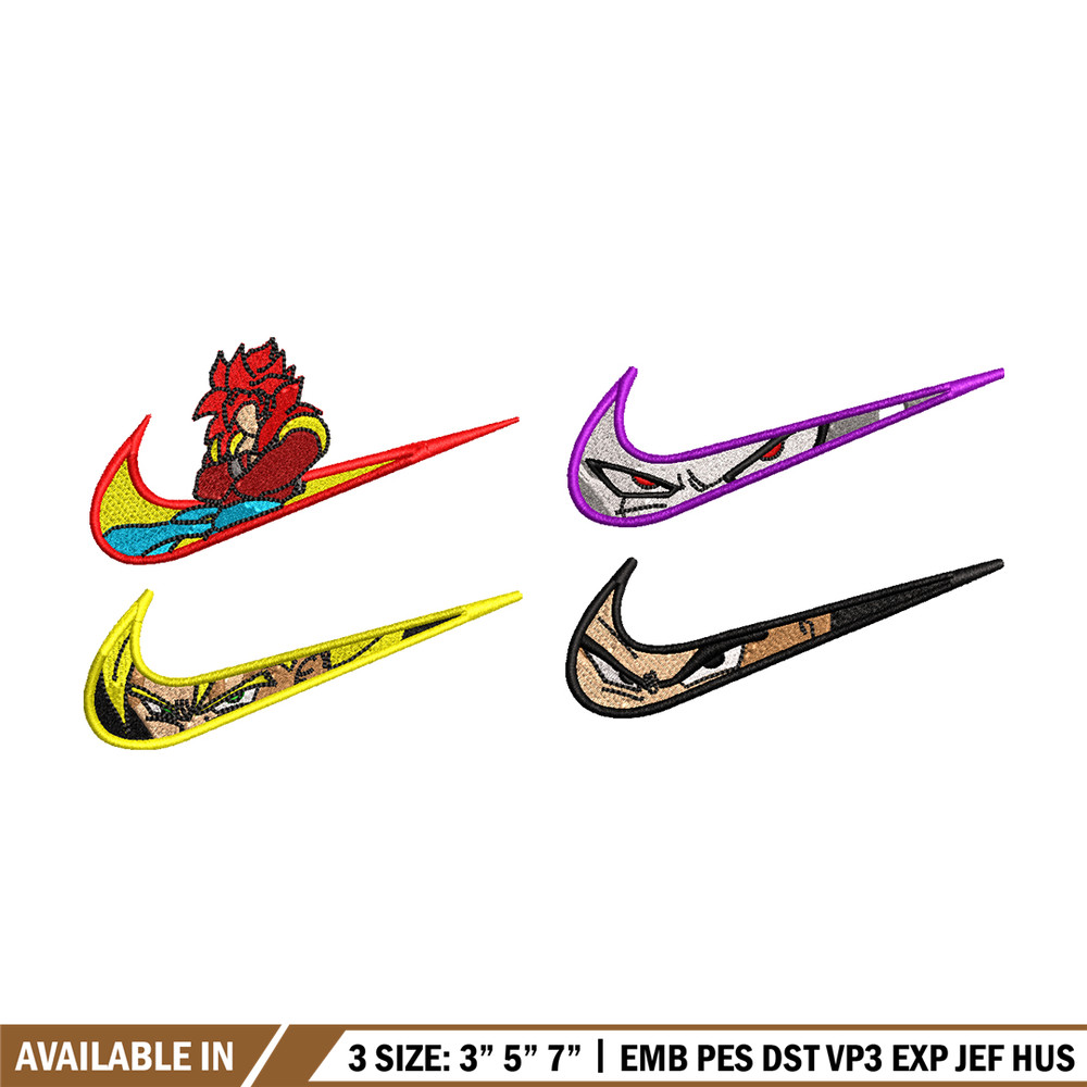 Dragon ball Nike embroidery design, dragon ball embroidery, Nike design, Embroidery file, Anime shirt, Instant download.jpg