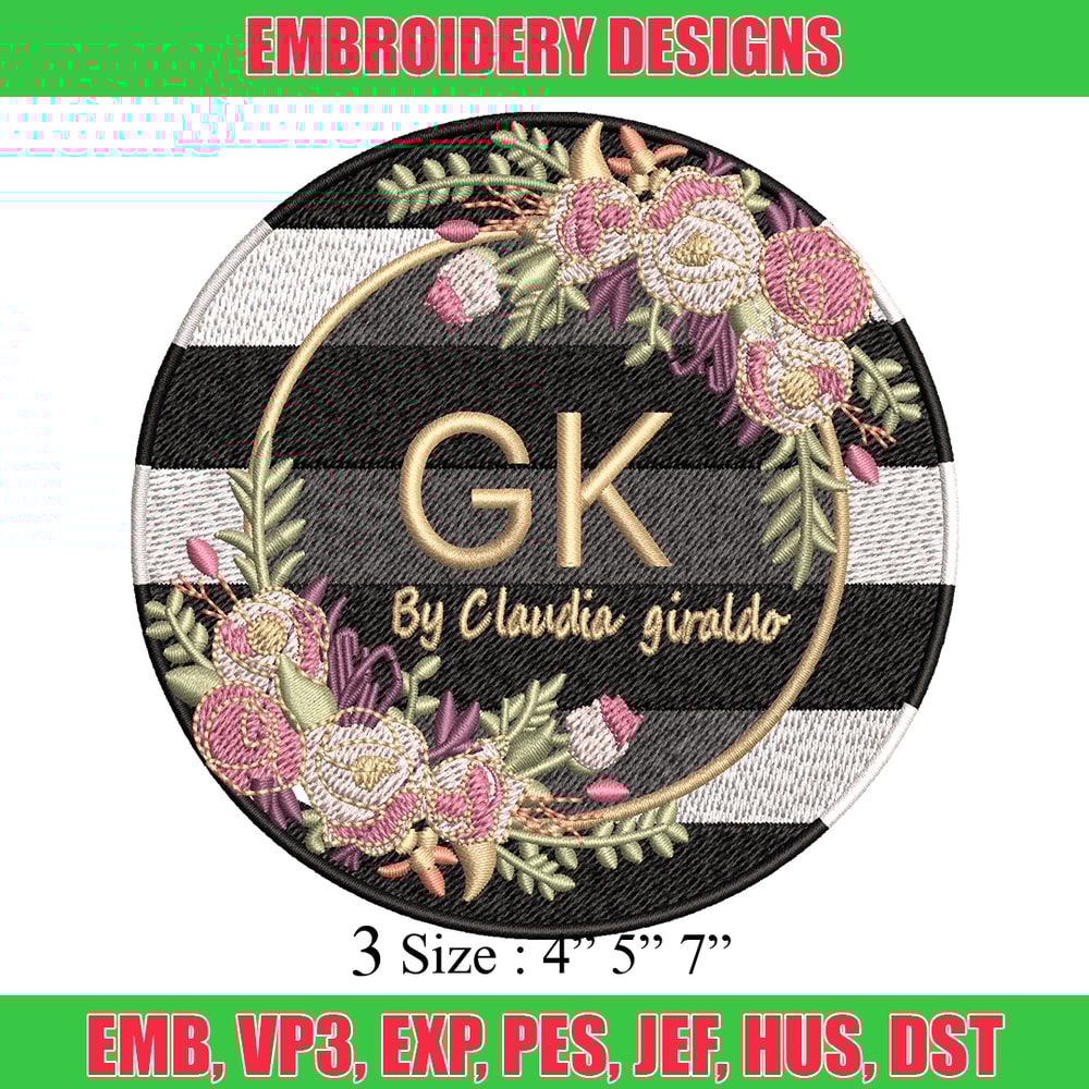 Gk Logo embroidery design, Gk Logo embroidery, logo design, embroidery file, logo shirt, Digital download..jpg