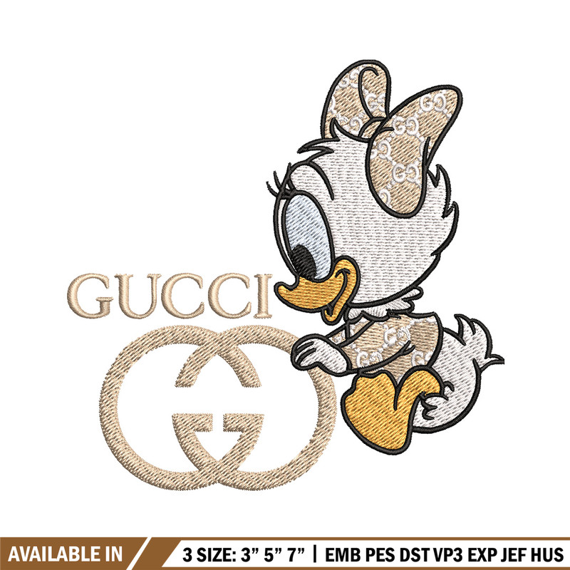 Duck baby Embroidery Design, Gucci Embroidery, Embroidery File, Logo shirt, Sport Embroidery, Digital download.jpg