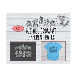 we all grow at different rates png, teacher png