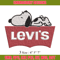 Snoopy Levi's Embroidery design, Snoopy Levi's Embroidery, cartoon design, Embroidery File, Digital download..jpg