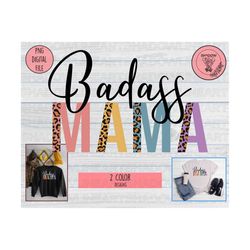 badass mama png, leopard mama png, mom half leopard png, cheetah print mama png