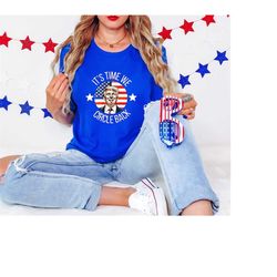 it's time we circle back t-shirt, political shirt, republican gift tee, support trump shirt,trump 2024 shirt,funny polit