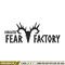 Fear factory logo embroidery design, logo embroidery, logo design, Embroidery shirt, logo shirt, Instant download.jpg