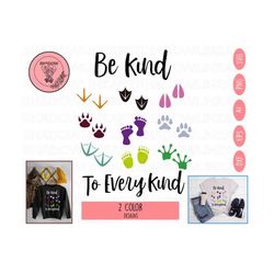 be kind to every kind svg files for cricut vegan png for sublimation instant digital download