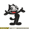 Felix the Cat embroidery design, Felix the Cat embroidery, cartoon design, embroidery file, logo shirt, Digital download.jpg