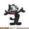 Felix the Cat embroidery design, Felix the Cat embroidery, cartoon design, embroidery file, logo shirt, Digital download.jpg