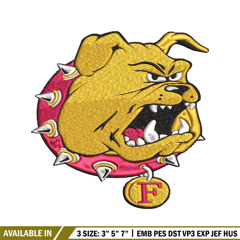 Ferris State Bulldogs  embroidery design, Ferris State Bulldogs  embroidery, logo Sport embroidery, NCAA embroidery..jpg