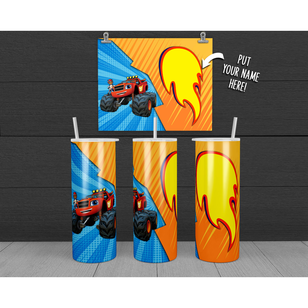 Blaze and the Monster Machines - Logo Name Plate Mockup.png