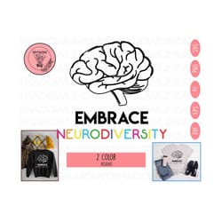 embrace neurodiversity svg • autism svg files for cricut • digital download