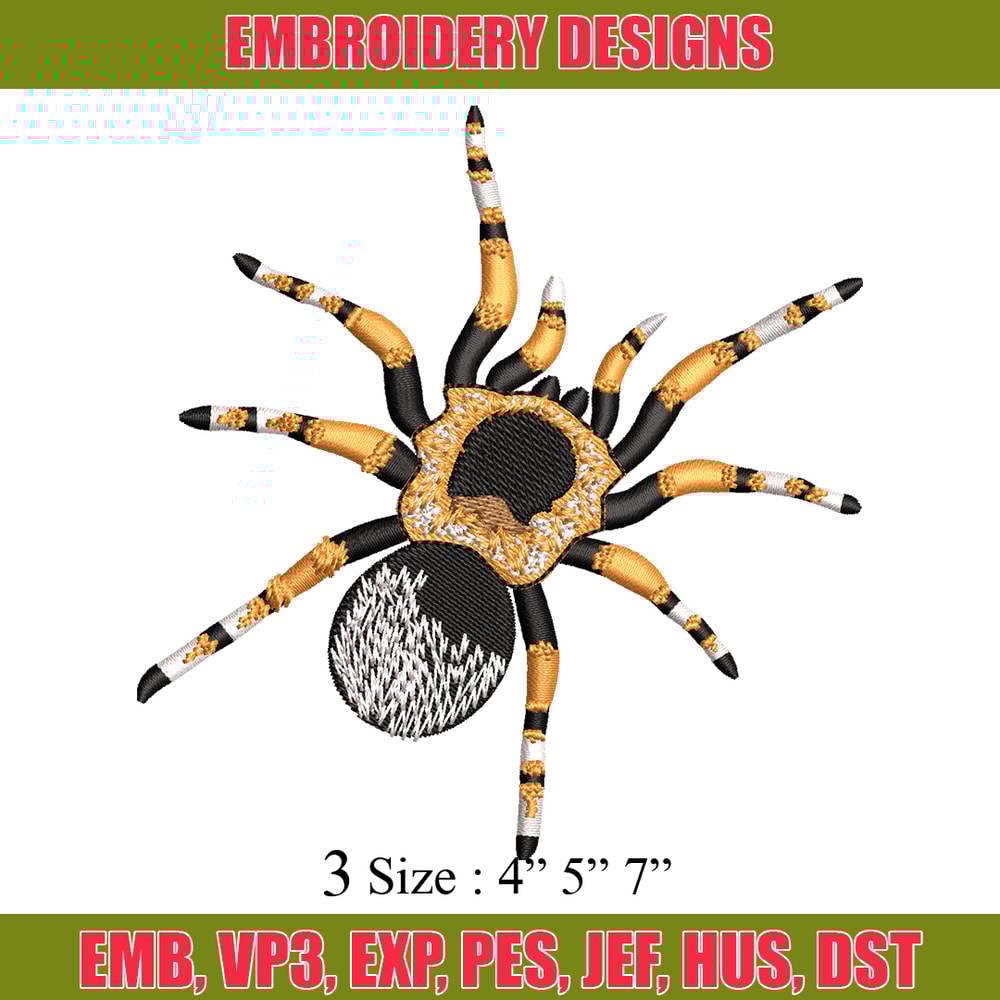Spaider embroidery design, Spaider embroidery, animal design, embroidery file, animal shirt, Digital download..jpg