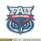 Florida Atlantic Owls embroidery design, Florida Atlantic Owls embroidery, logo Sport, Sport embroidery, NCAA embroidery.jpg