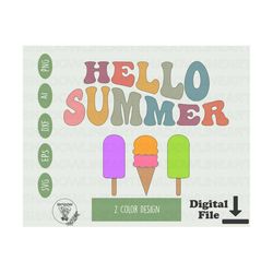 hello summer svg summer vacation svg files for cricut hello summer png for sublimation beach digital download summer shirt instant download