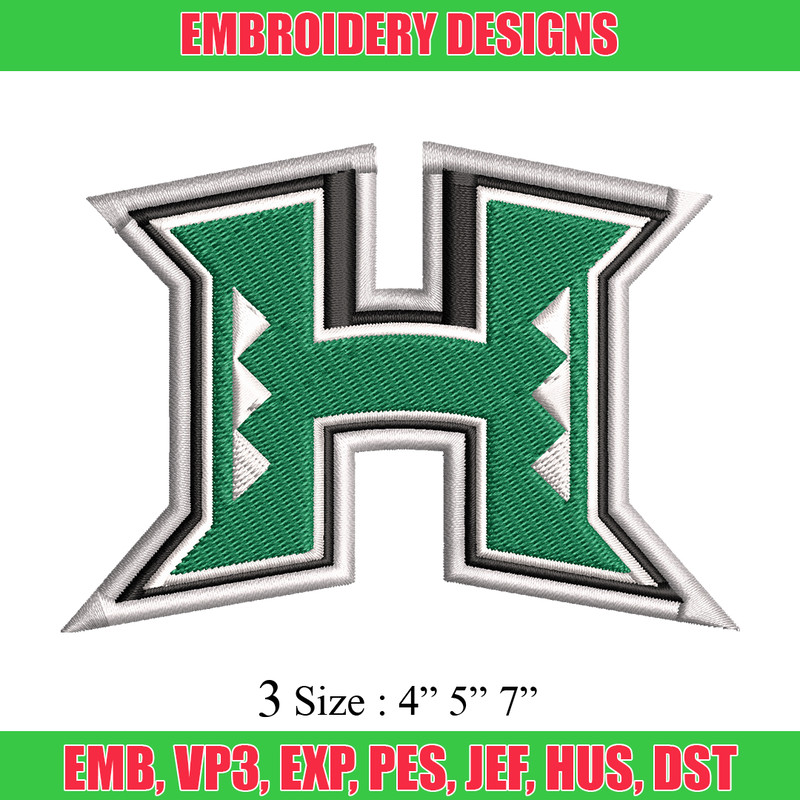 Hawaii Warriors embroidery design, Hawaii Warriors embroidery, logo Sport, Sport embroidery, NCAA embroidery..jpg