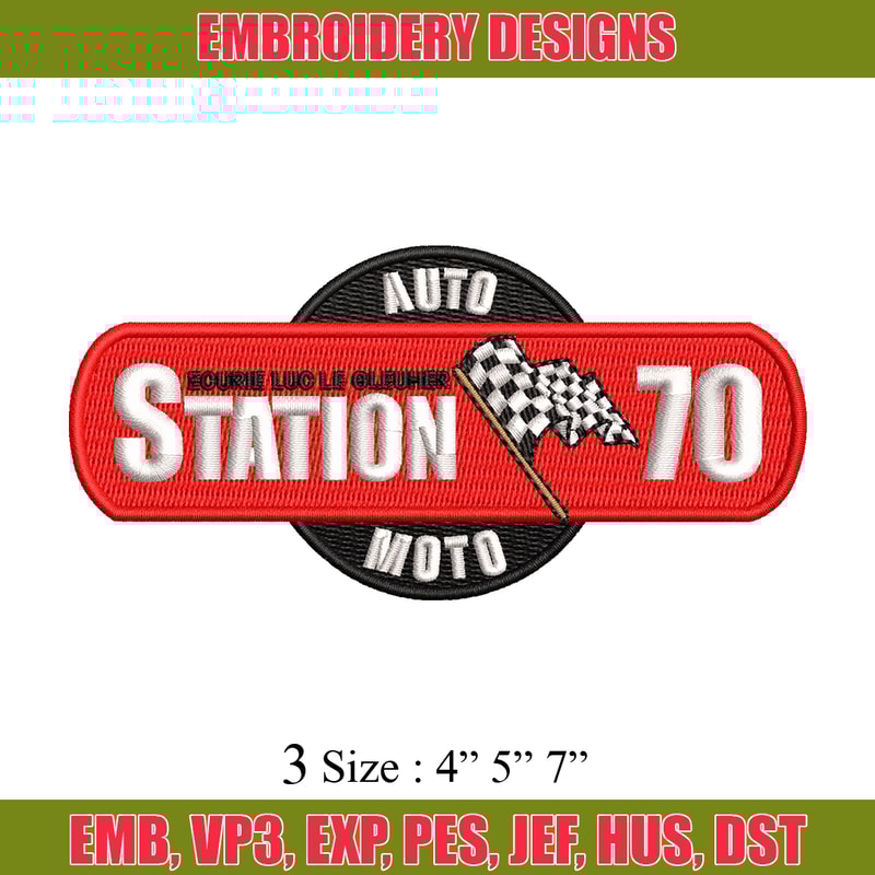 Station 70 embroidery design, Station 70 embroidery, embroidery file, logo design, logo shirt, Digital download..jpg