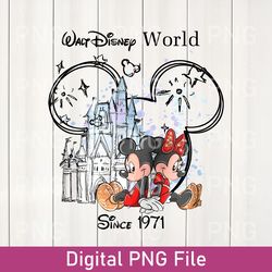 mickey and minnie disneyworld est 1971 png, 2023 family vacation trip png, magic kingdom png, minnie donald pluto png