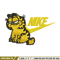 Garfield Nike Embroidery design, cartoon Embroidery, Nike design, Embroidery file, cartoon shirt, Instant download..jpg
