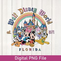 retro disneyworld est 1971 png, disney family vacation png, magic kingdom png, disney epcot png, walt disney world png