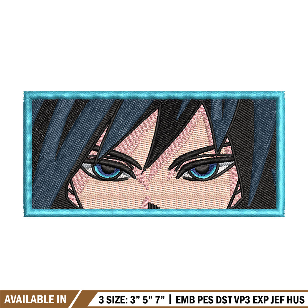 Giyu blue embroidery design, Giyu embroidery, Anime design, Embroidery shirt, Embroidery file, Digital download.jpg