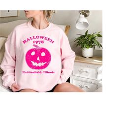 halloween 1978 haddonfield illinois shirt, pumpkin shirt, witches shirt, sanderson shirt, halloween rustic,fall shirt,
