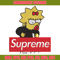 Supreme Lisa Simpson Embroidery design, Simpson Embroidery, cartoon design, Embroidery File, Digital download..jpg
