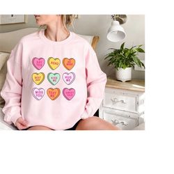 be mine sweatshirt, conversation hearts shirt, xoxo sweatshirt, valentines day shirt, couple shirt, gift for her, gift f