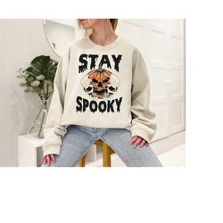 stay spooky sweathirt, spooky vibe shirt, halloween t-shirt, cool halloween shirt, funny halloween shirt, halloween tee,