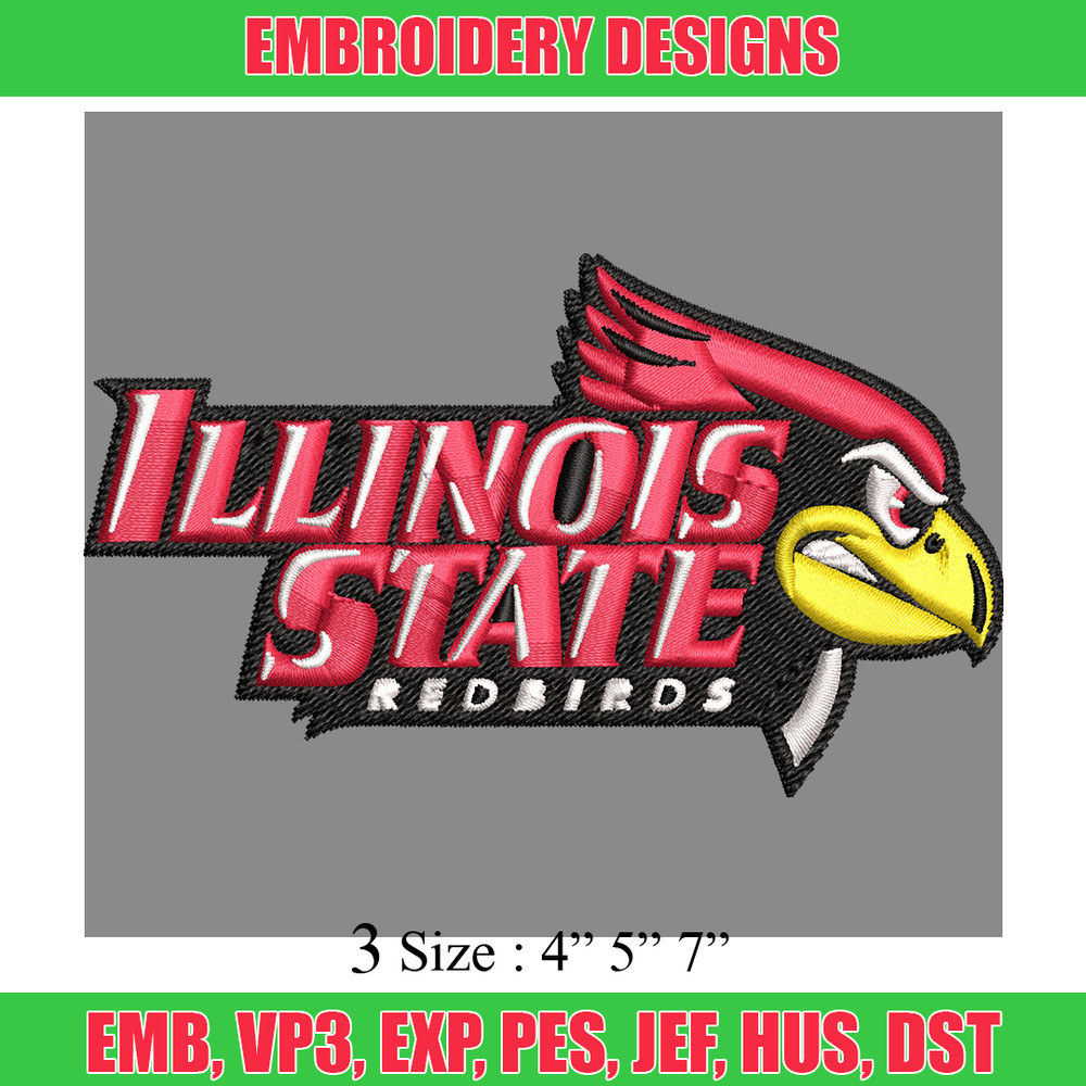 Illinois State Redbirds embroidery design, Illinois State Redbirds embroidery, Sport embroidery, NCAA embroidery..jpg
