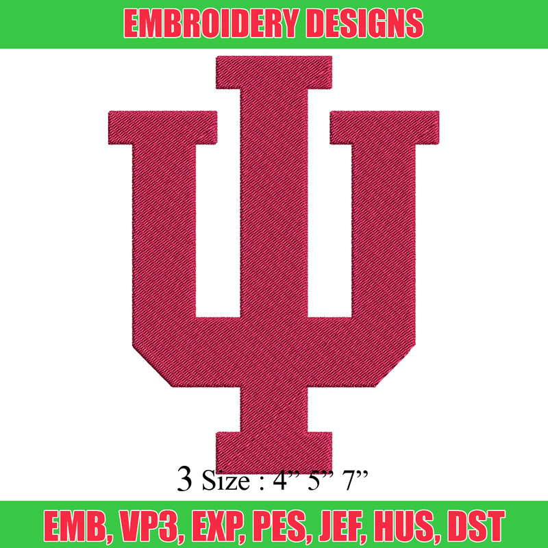 Indiana Hoosiers embroidery design, Indiana Hoosiers embroidery, logo Sport, Sport embroidery, NCAA embroidery..jpg
