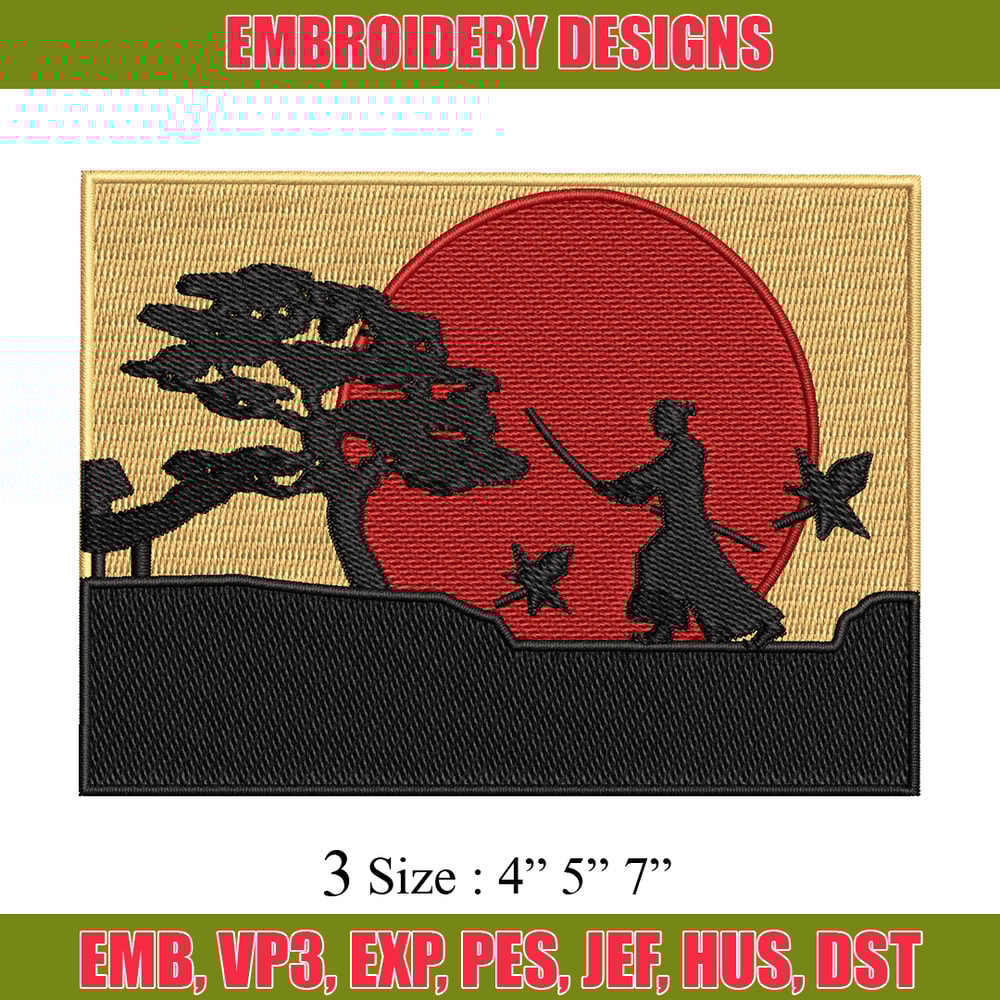 Swordsman moon embroidery design, Swordsman embroidery, embroidery file, Picture design, logo shirt, Digital download..jpg