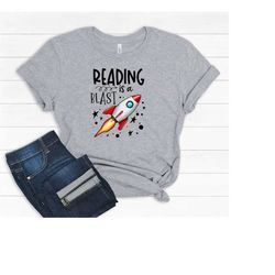 reading is a blast shirt, students reading shirt, librarian book lover shirt, reading shirt, reading teacher shirt, book