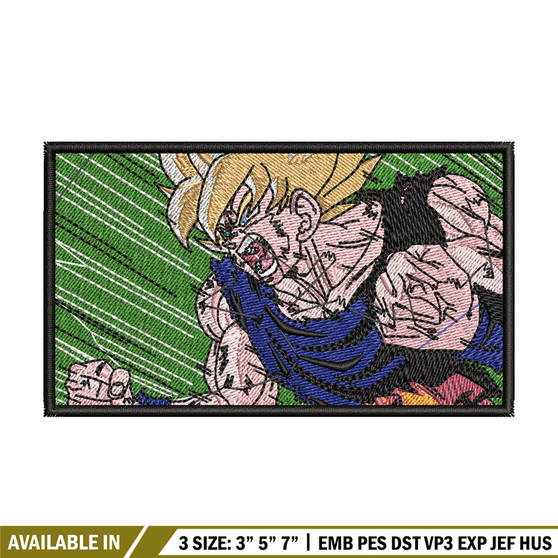 Goku rectangle embroidery design, Dragonball embroidery, Anime design,Embroidery shirt, Embroidery file,Digital download.jpg