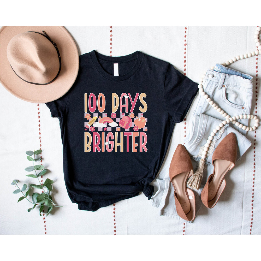 100 Days of School Shirt, 100 Day Shirt, 100th Day Of School Celebration, Student Shirt, Back to School Shirt, Gift For Teacher - 1.jpg