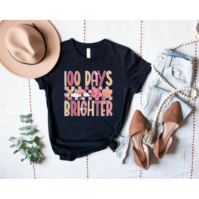 100 Days of School Shirt, 100 Day Shirt, 100th Day Of School Celebration, Student Shirt, Back to School Shirt, Gift For Teacher - 1.jpg