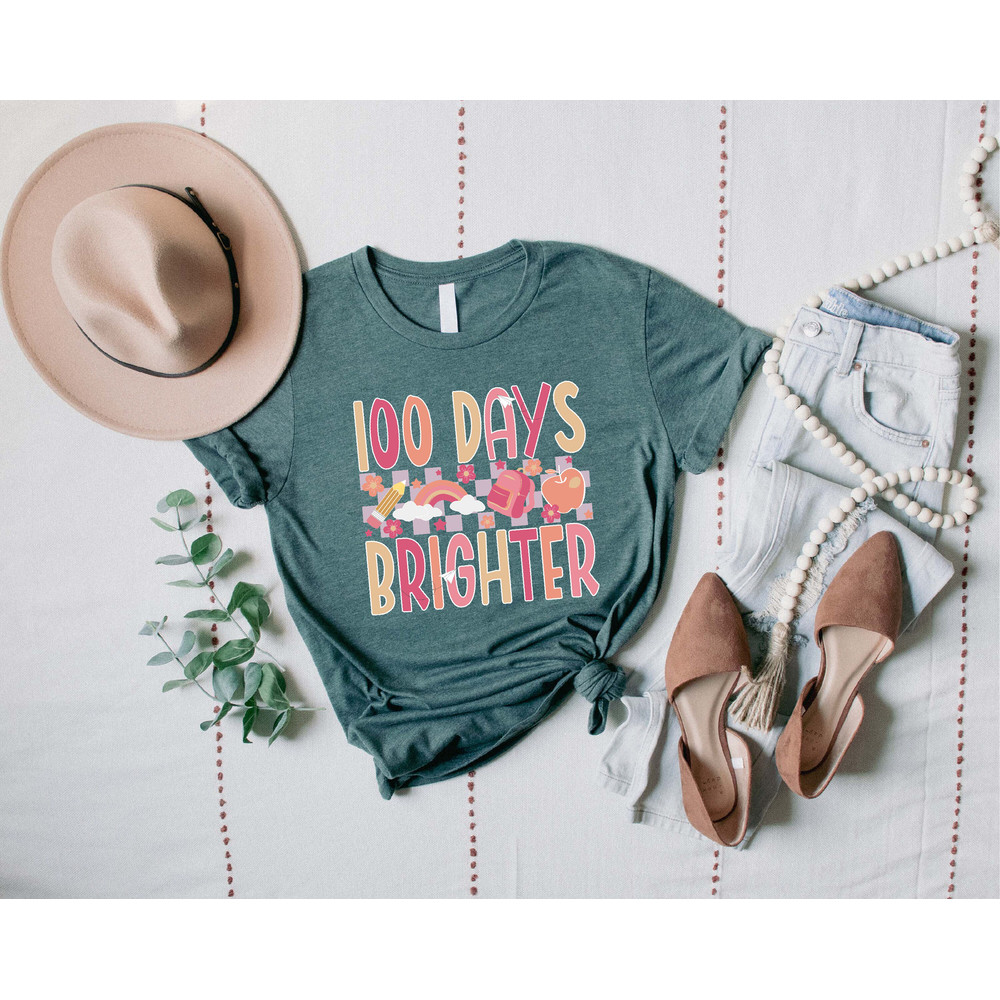 100 Days of School Shirt, 100 Day Shirt, 100th Day Of School Celebration, Student Shirt, Back to School Shirt, Gift For Teacher - 3.jpg